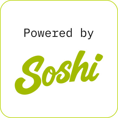 Powered by Soshi (Square) - Light